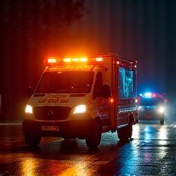 Emergency vehicle support at night (256x256)